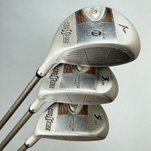 Callaway Crossfire Driver SET 10° 21° 15° Titatium Lightweight‎ Graphite 44"